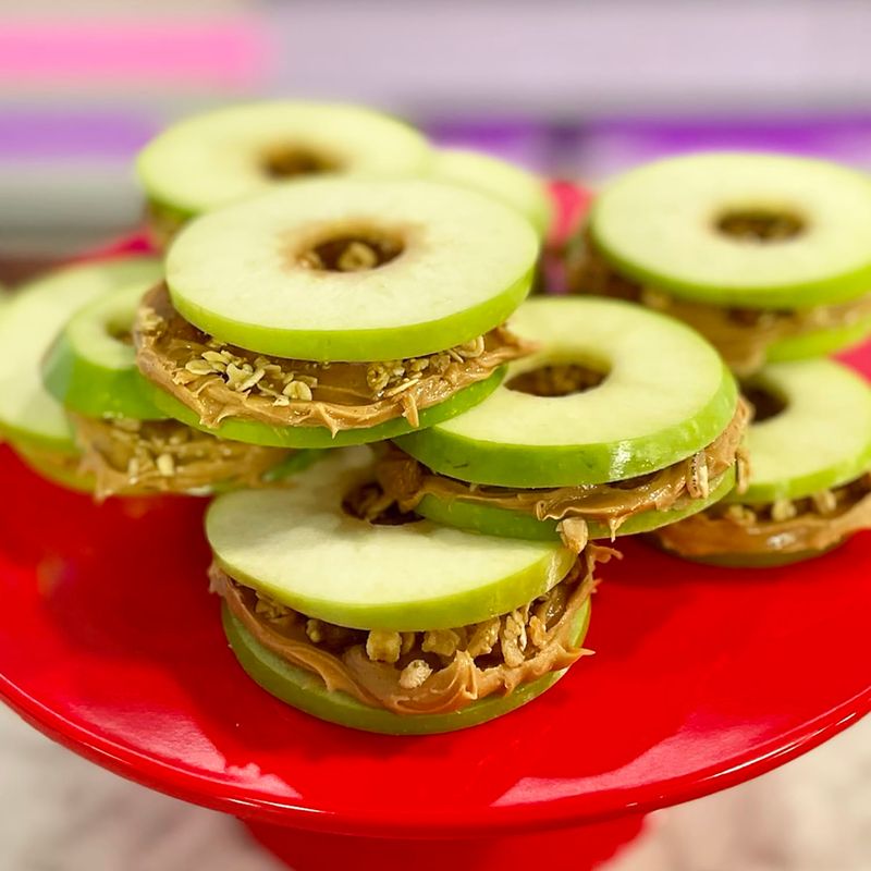 Apple Slice Sandwiches