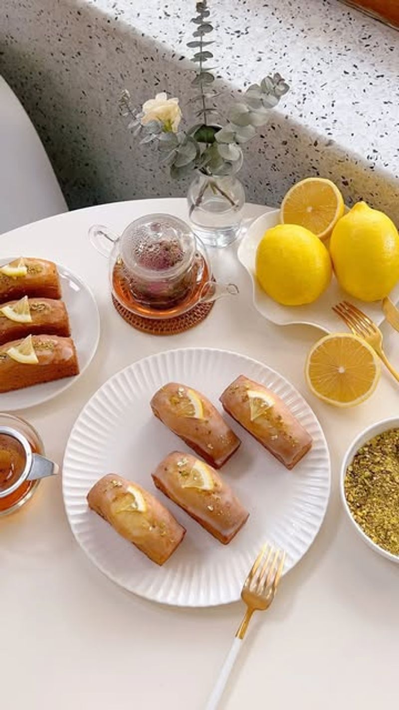 Lemon Drizzle Mini Loaf Cakes