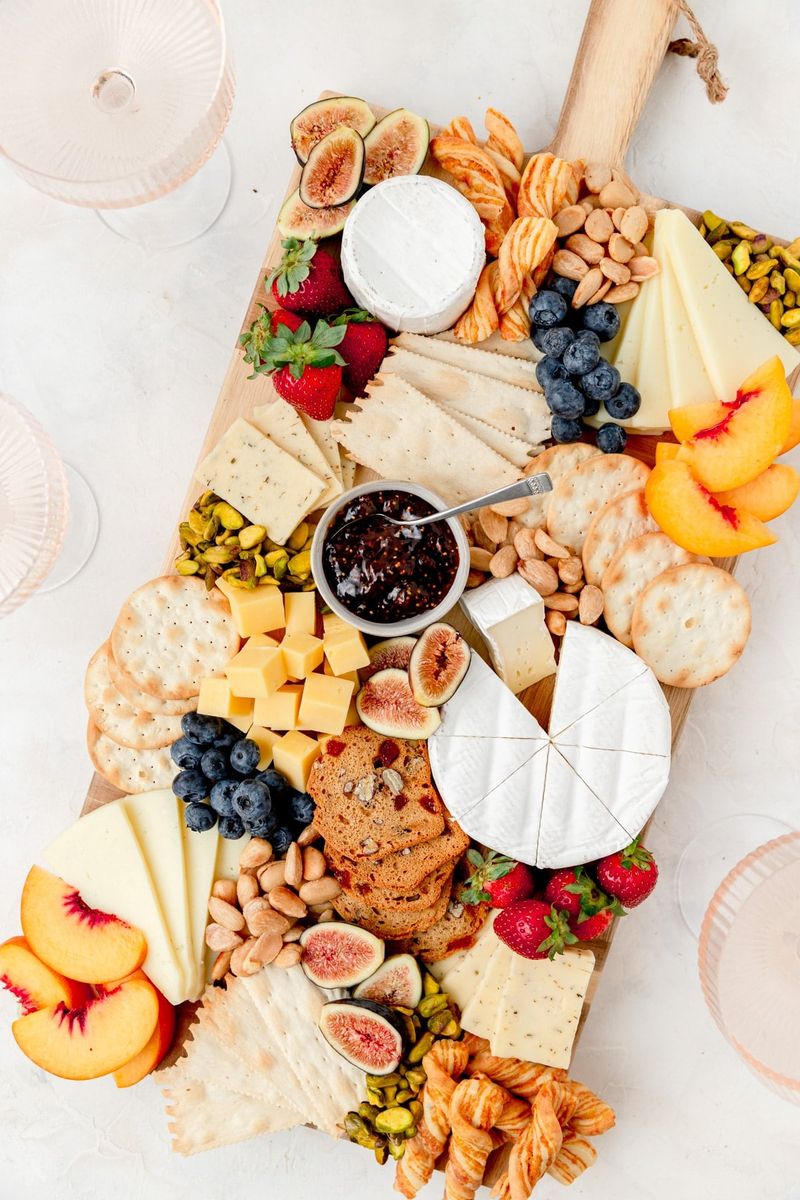 Fruit And Cheese Grazing Board