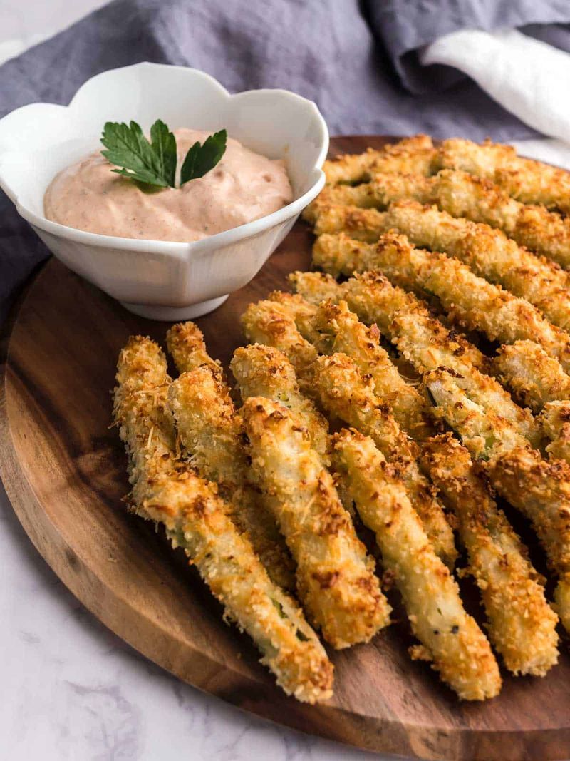 Parmesan Zucchini Fries