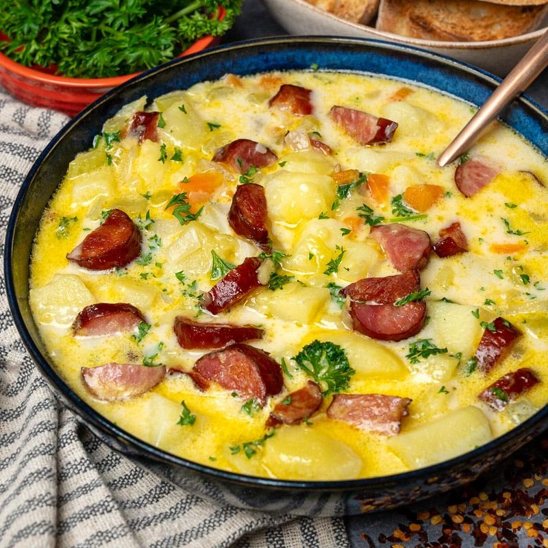Sausage and Mash Soup