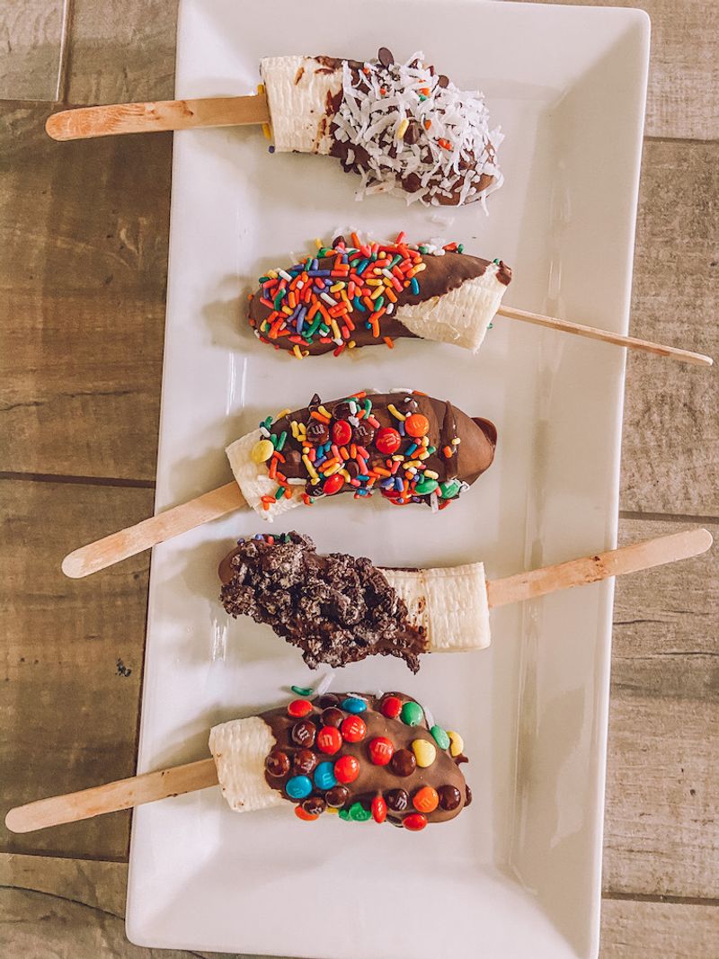 Frozen Banana Pops