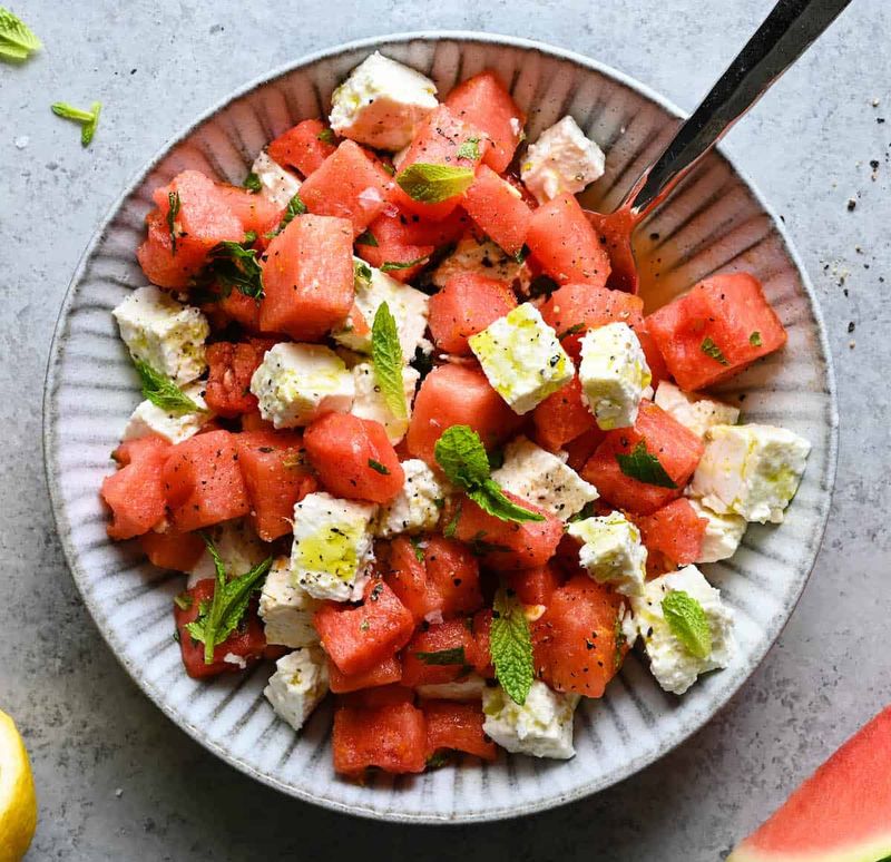 Mint and Watermelon Salad