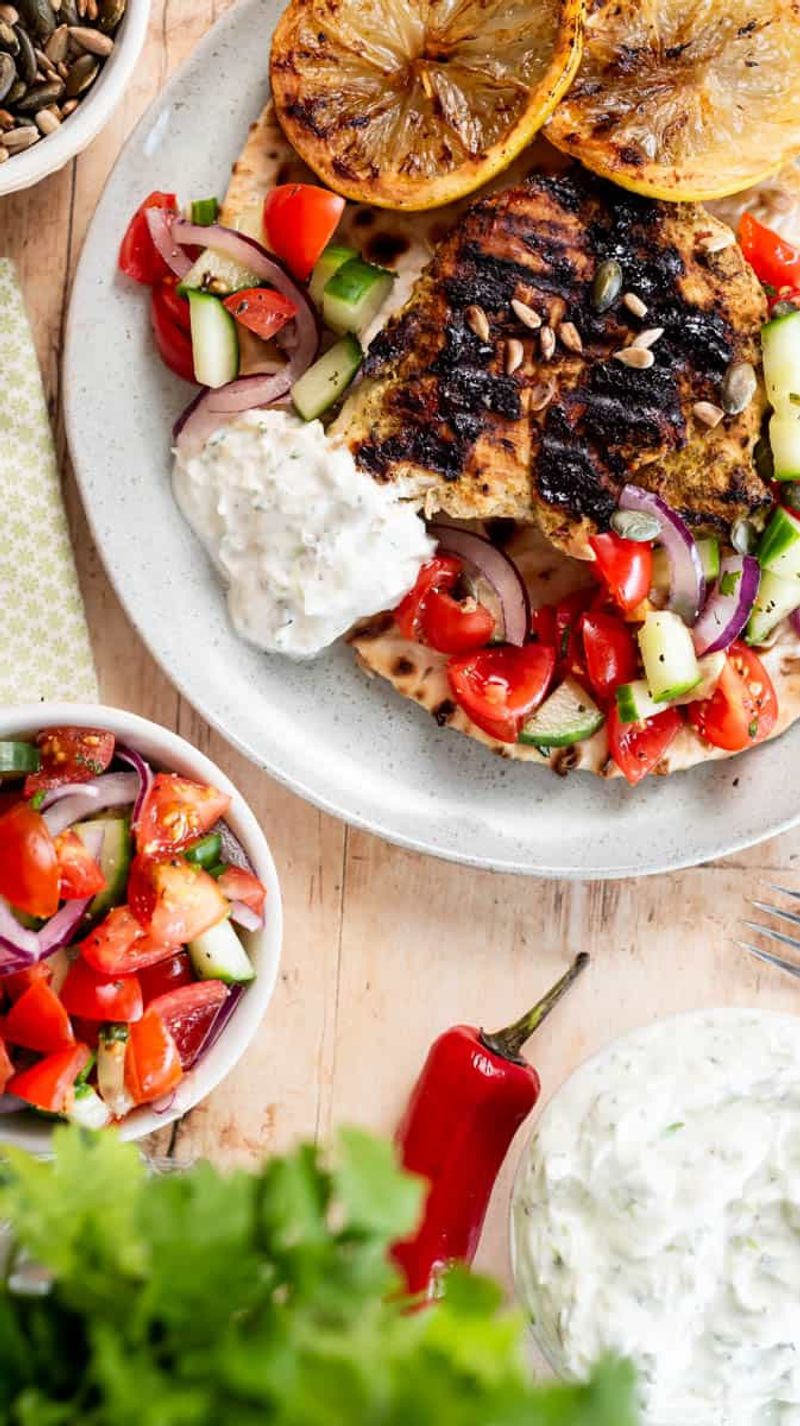 Mint-Marinated Grilled Chicken