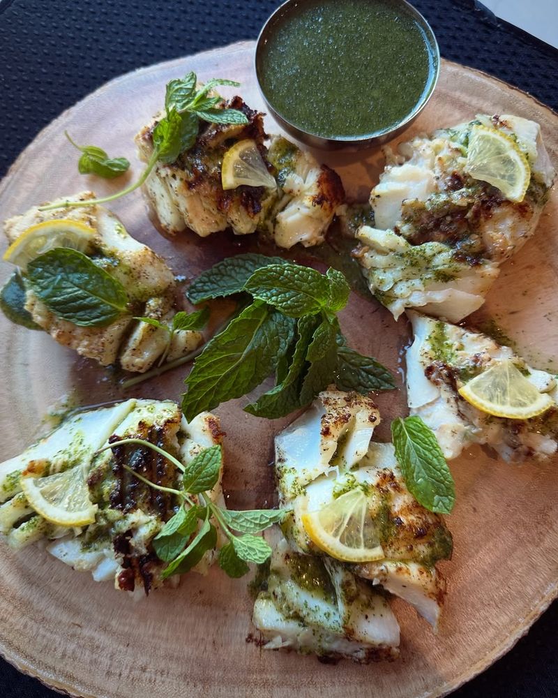 Mint Salsa Verde for Fish
