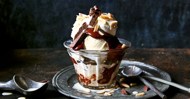 Salted Hot Fudge Sundae