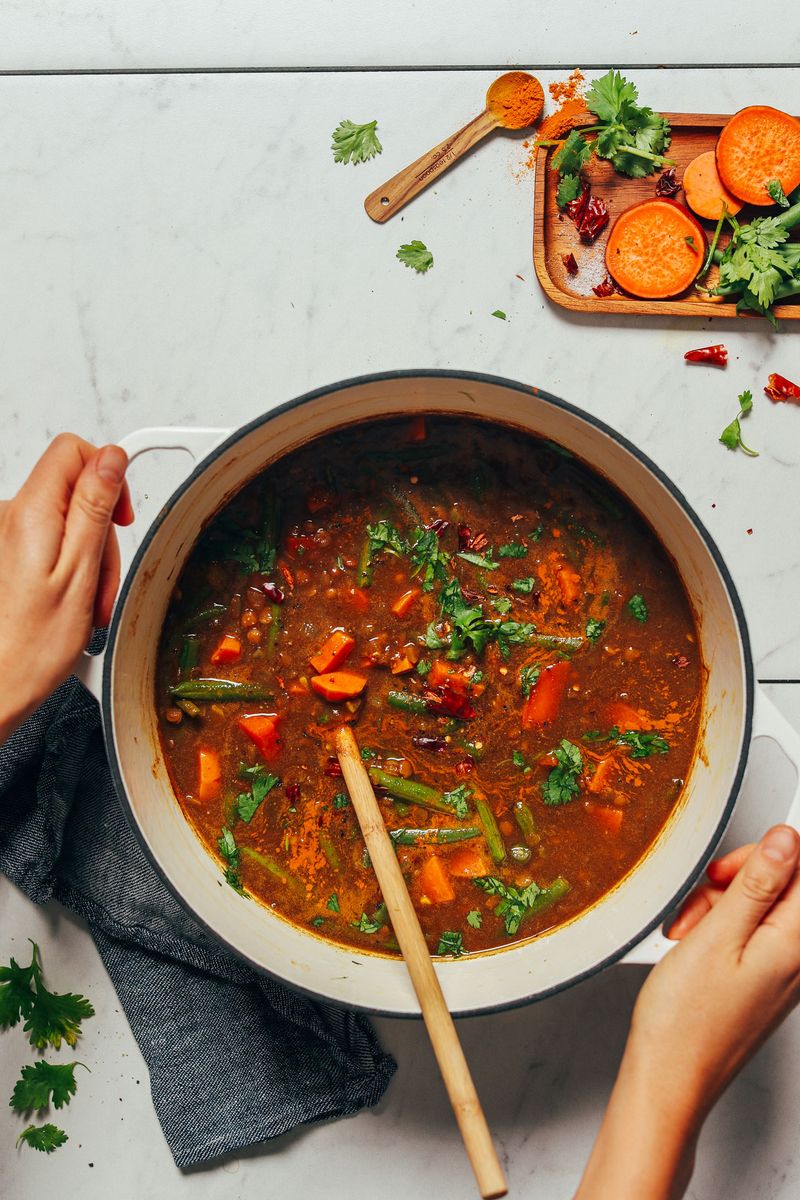 Moroccan Spiced Lentil Soup