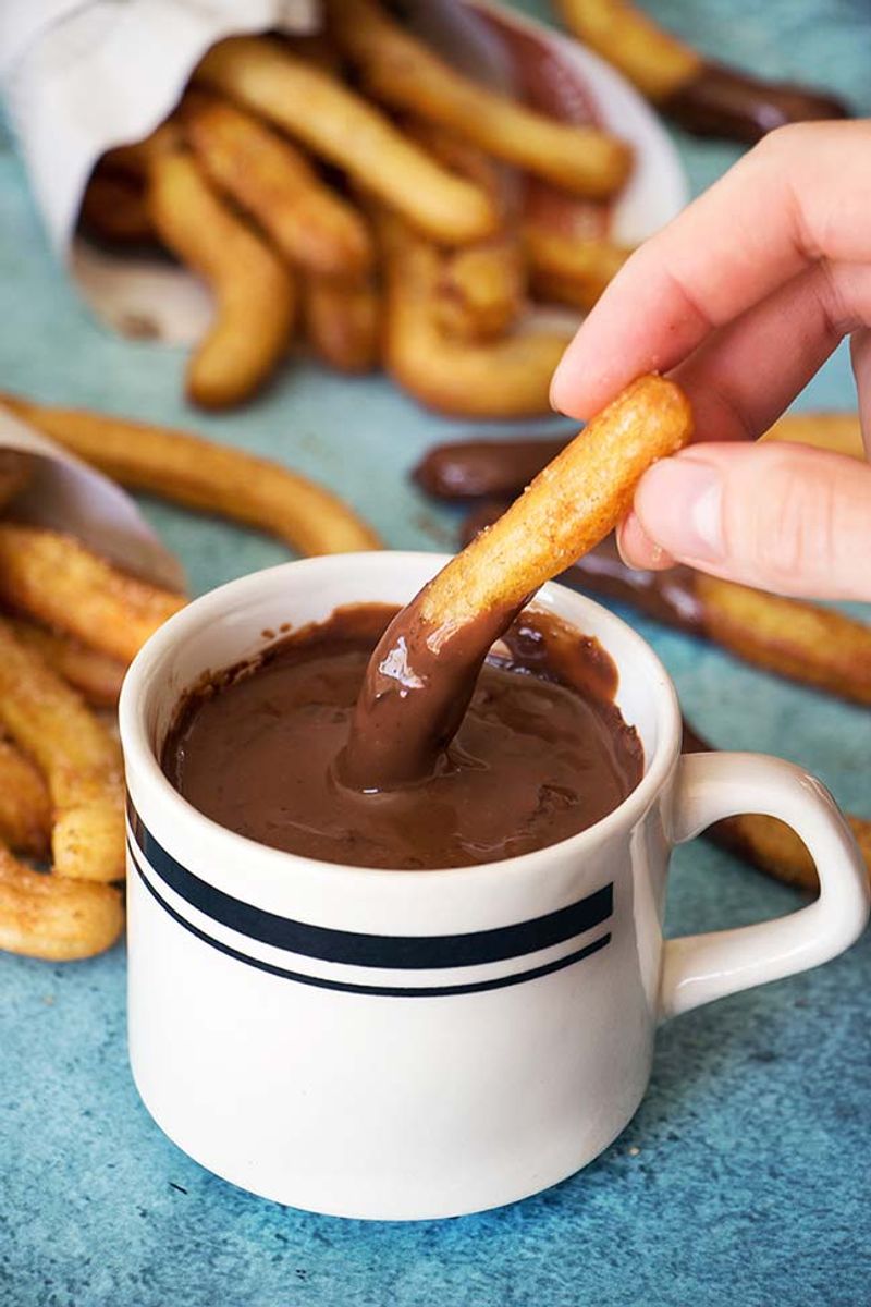 Spanish Churros with Hot Chocolate