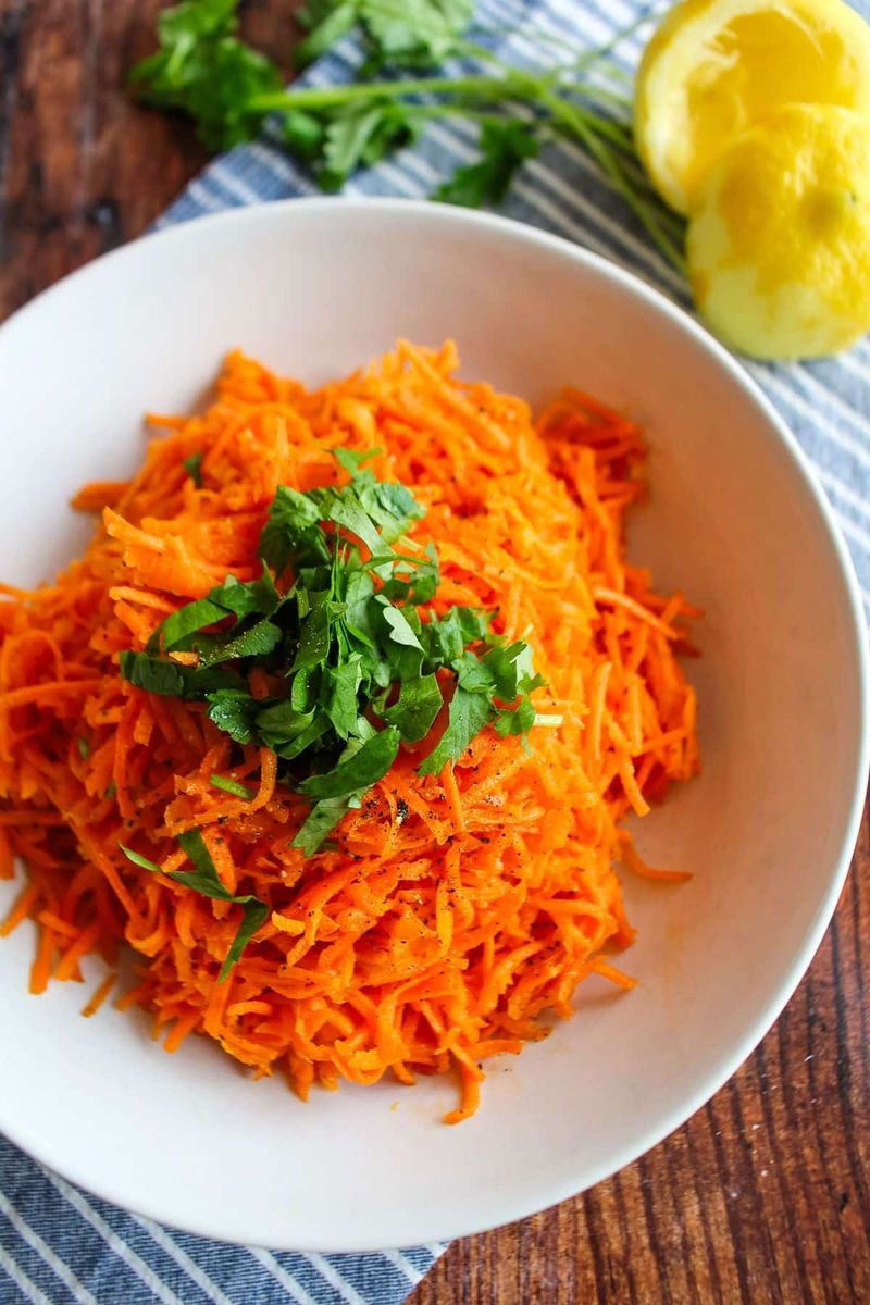 Moroccan Carrot Salad with Cumin and Lemon