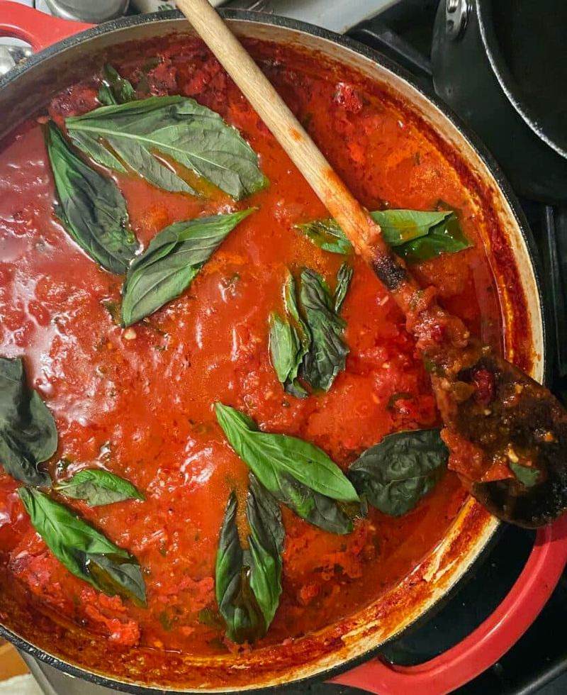 Tomato Basil Pasta Sauce
