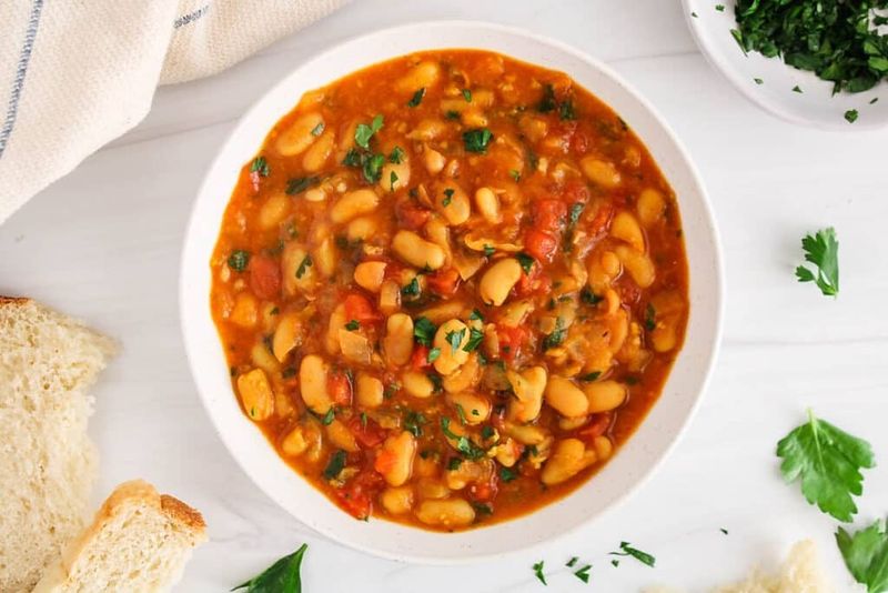 Moroccan White Bean and Tomato Stew