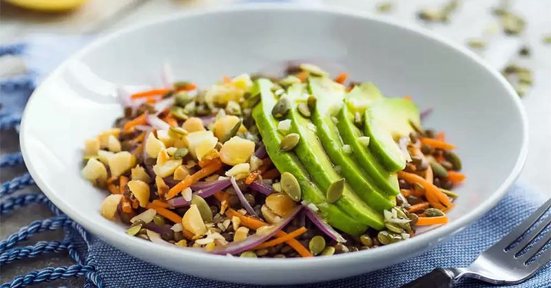 Lentil and Avocado Power Bowl