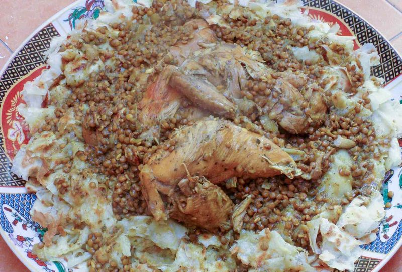 Rfissa Chicken with Lentils and Fenugreek