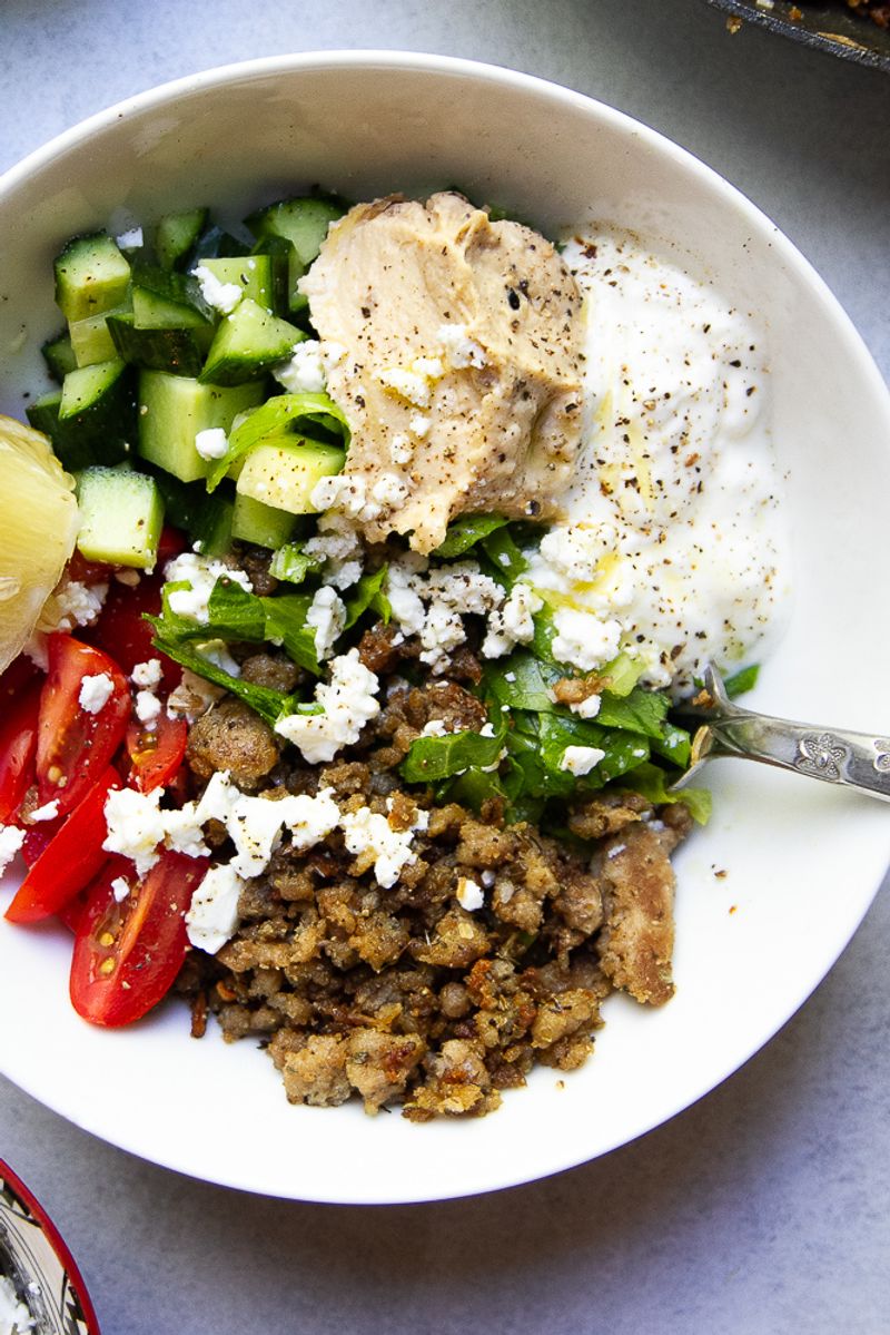 Moroccan Spiced Ground Turkey Couscous Bowl