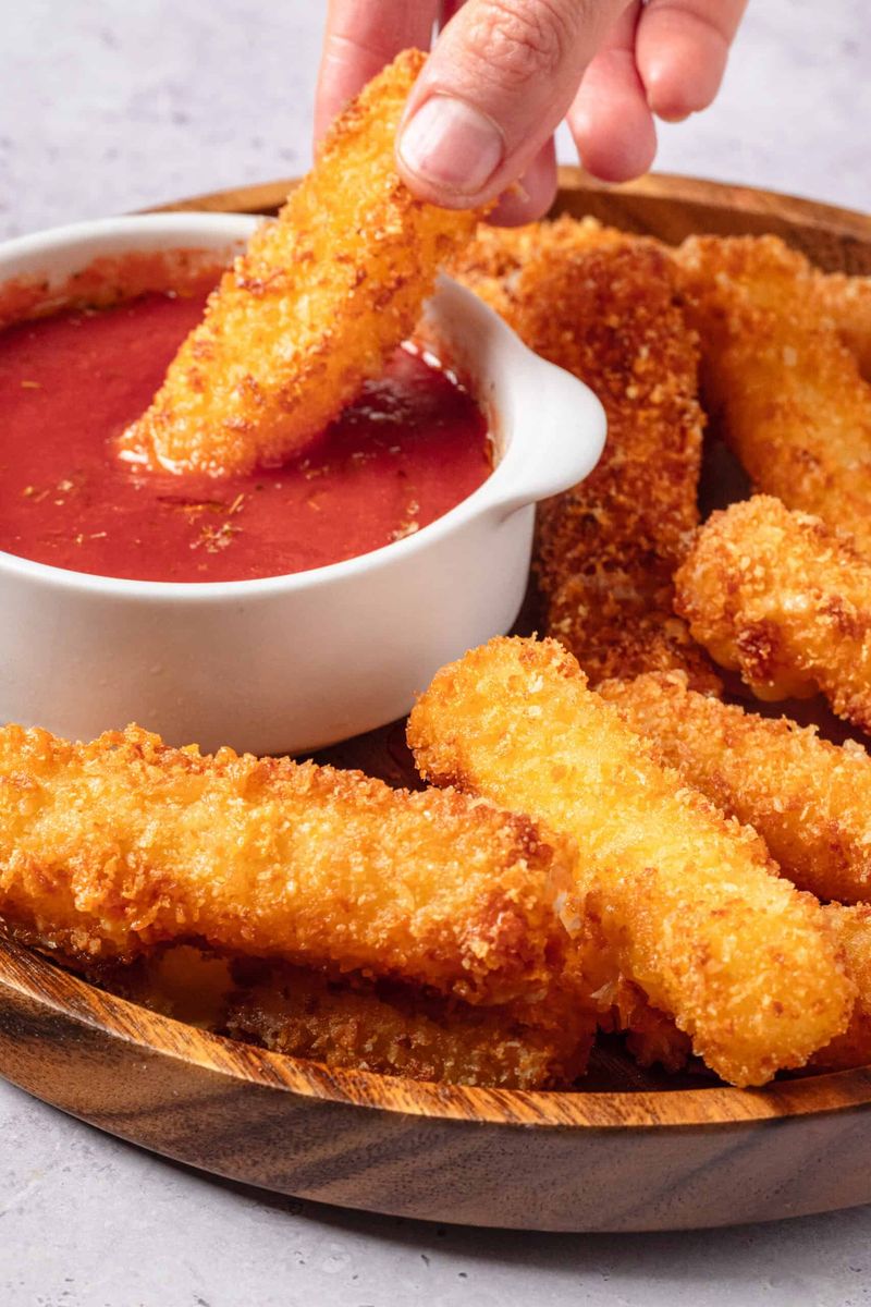 Baked Mozzarella Sticks