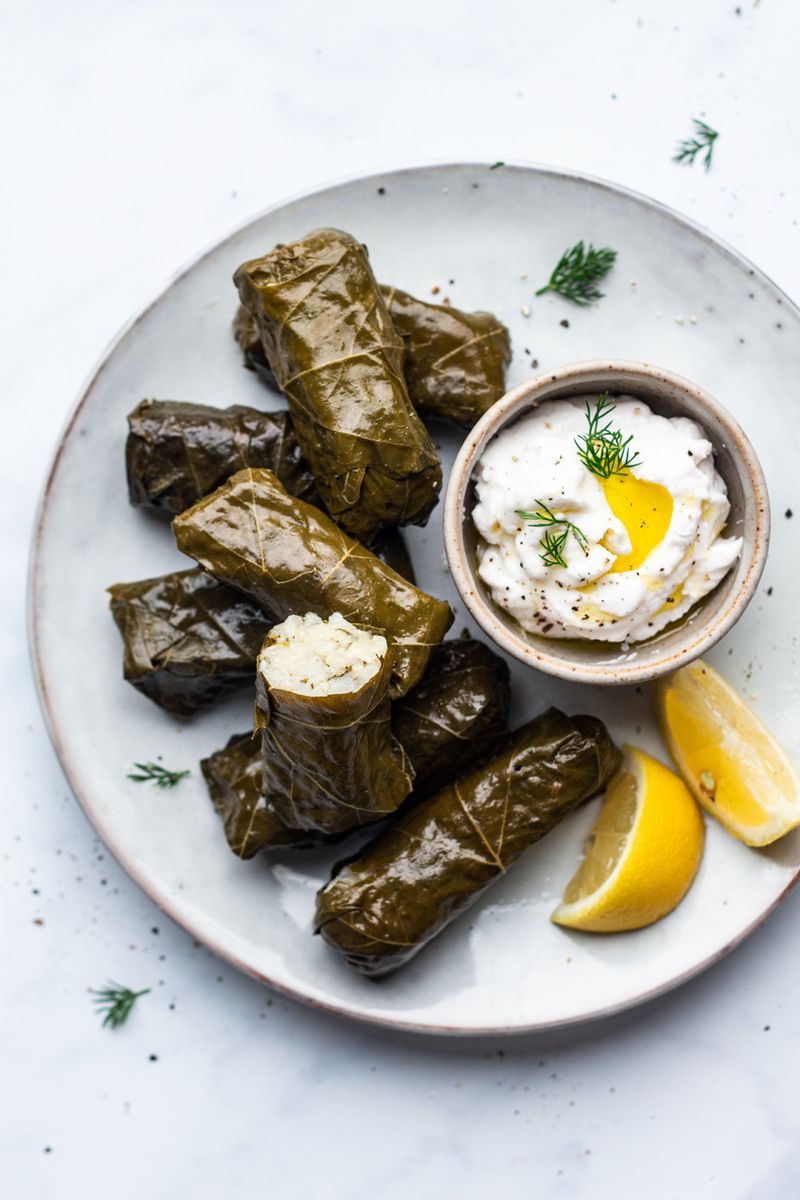 Stuffed Grape Leaves (Dolmas)