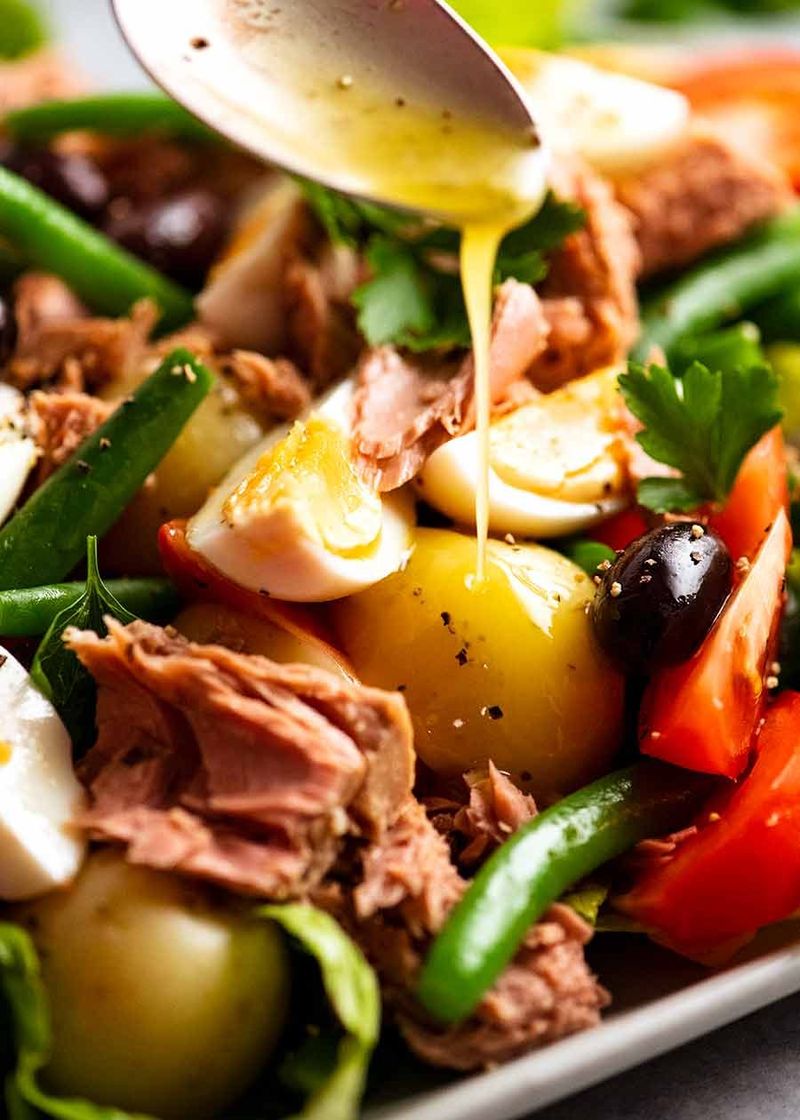 Tinned Albacore Tuna Nicoise Salad