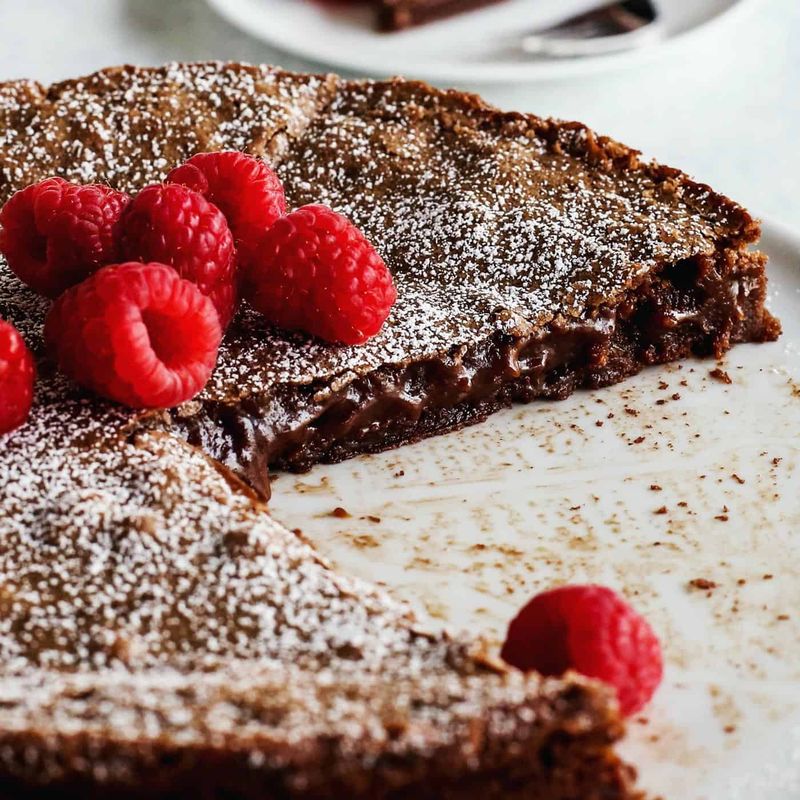 Swedish Kladdkaka (Sticky Chocolate Cake)