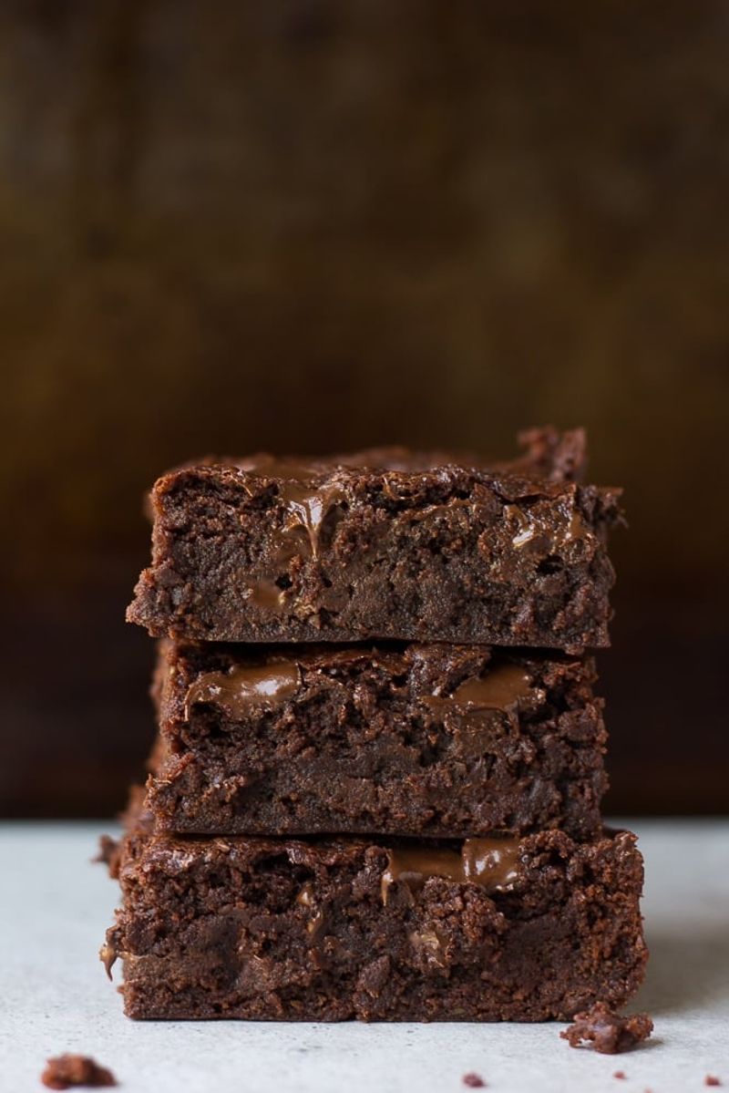 Flaxseed Egg Brownies (Vegan)