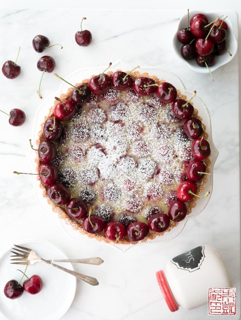 Cherry Clafoutis Tart