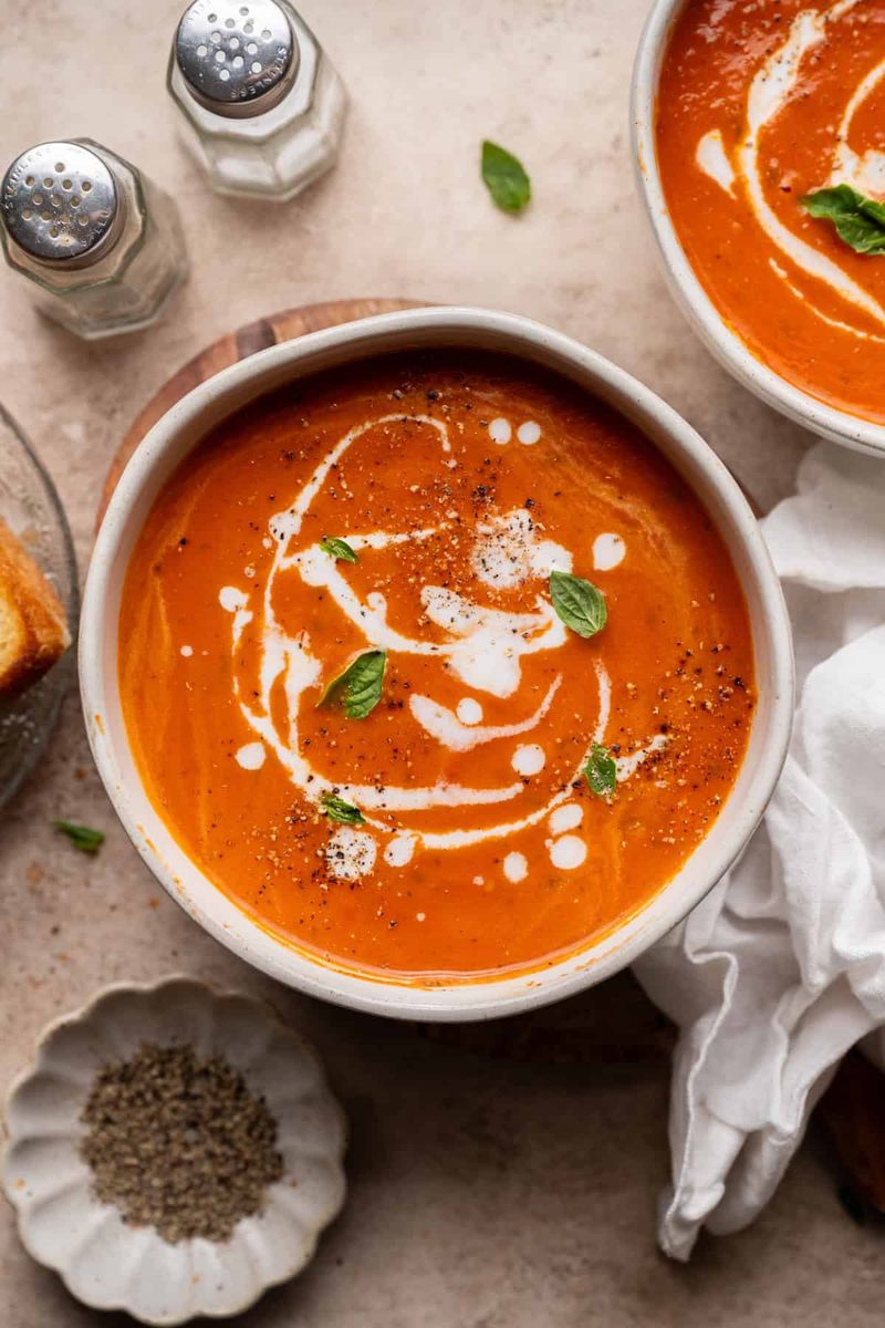 Coconut Cream Tomato Soup