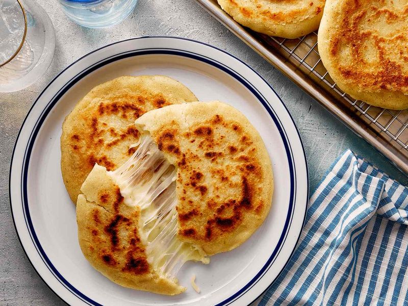 Arepas (Colombia and Venezuela) - Cornmeal Pancake
