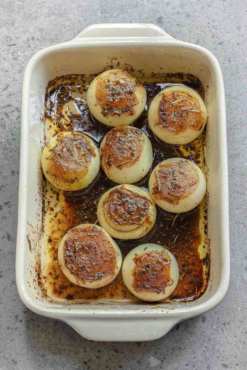 Roasted Whole Onions