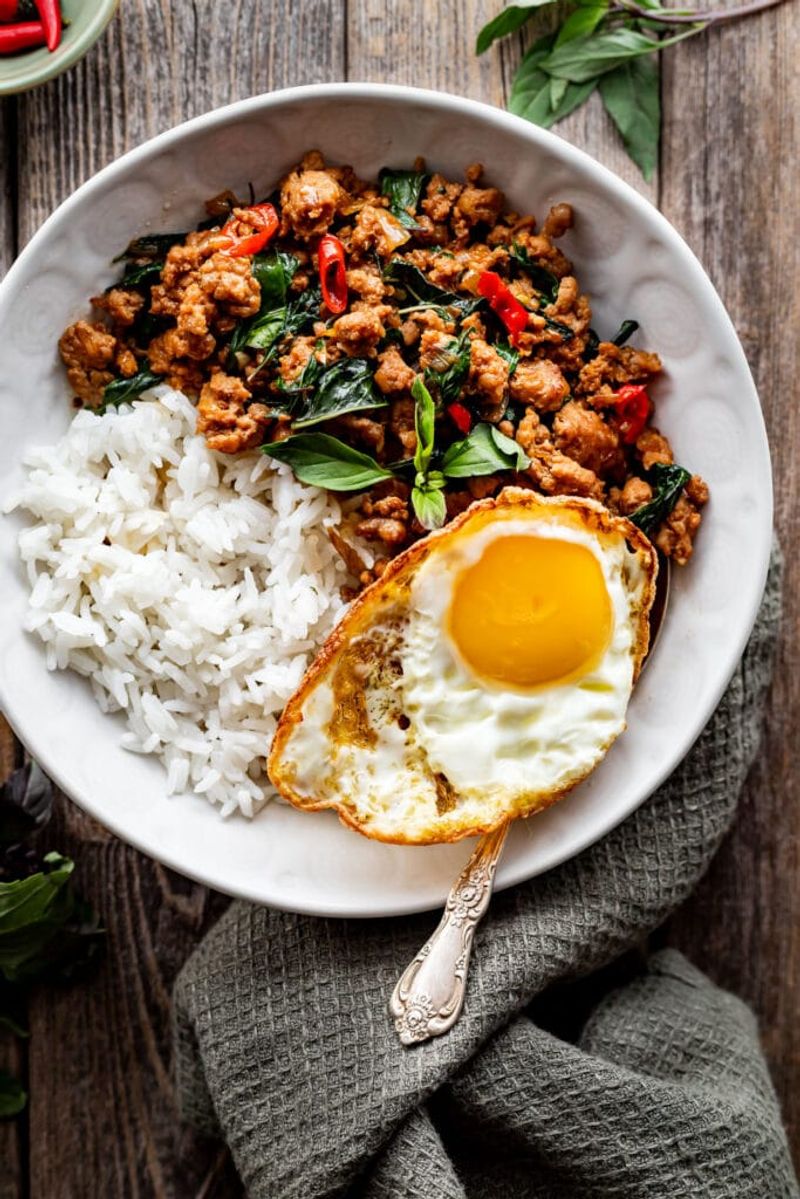 Thai Basil Stir-Fry with Onions