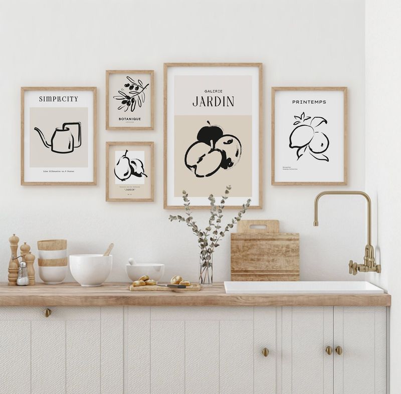 Hang Artwork or Prints to Personalize Your Kitchen