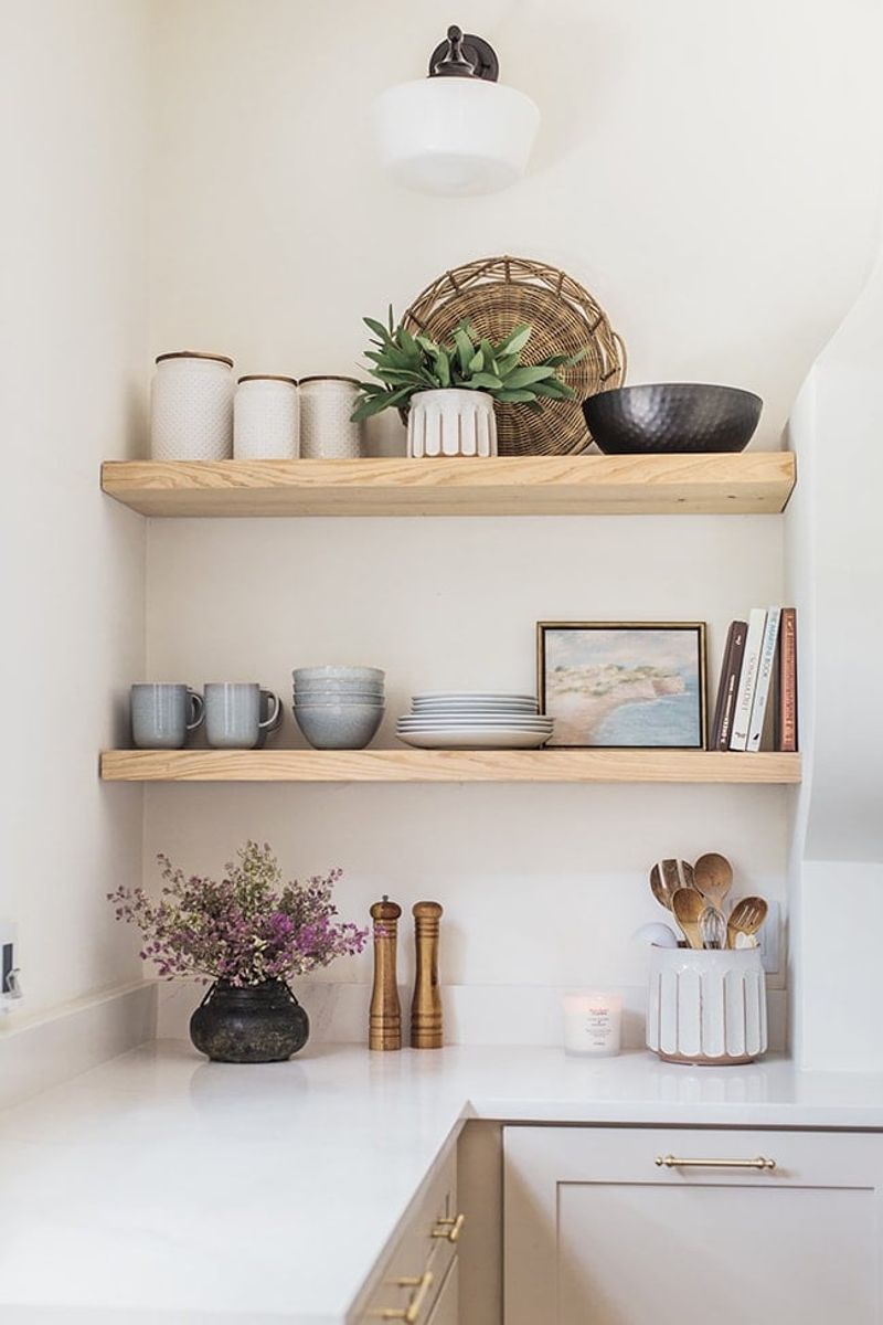 Install Open Shelving for a Breezy Look