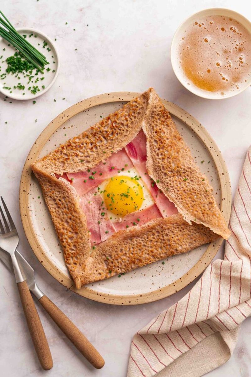 Mille Crepes-Style Chestnut Pancake (France) - Galette de Sarrasin