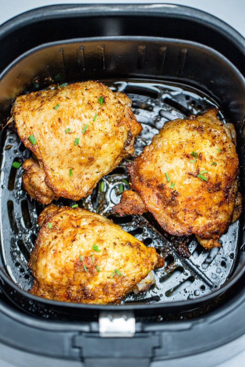 Air Fryer Crispy Chicken Thighs