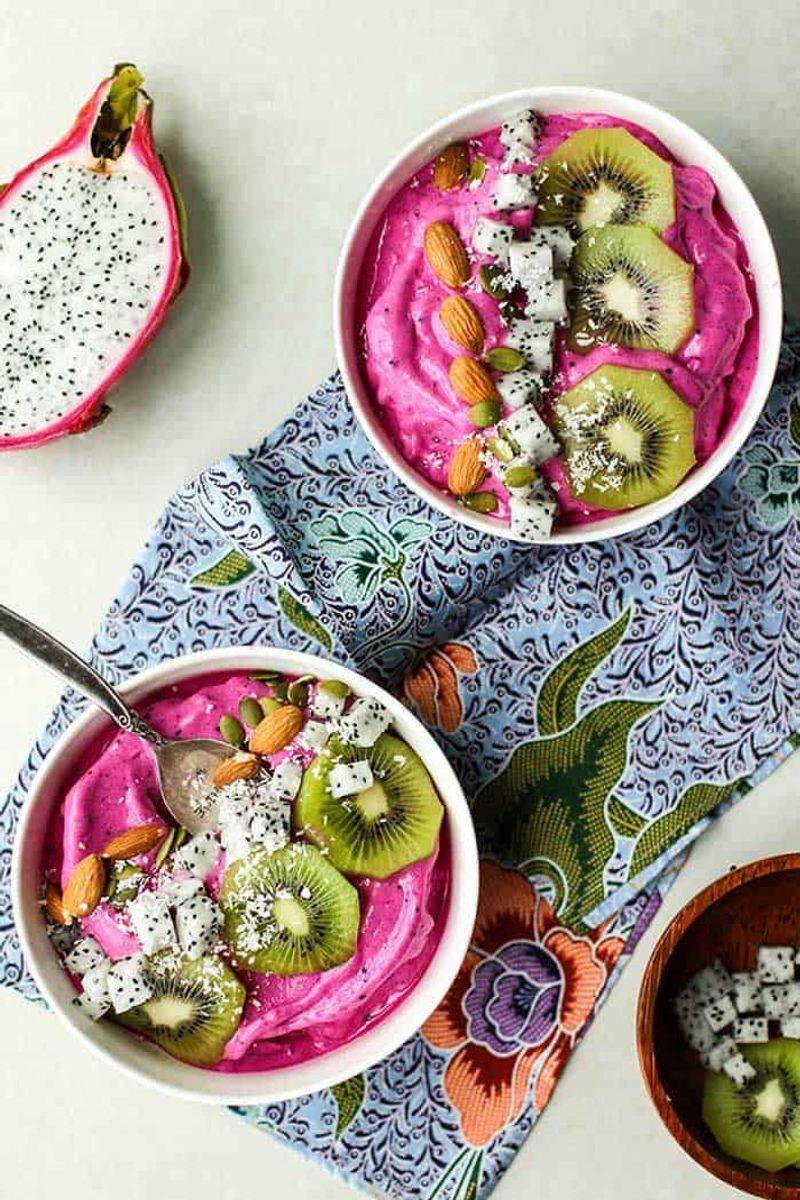 Dragon Fruit and Passion Fruit