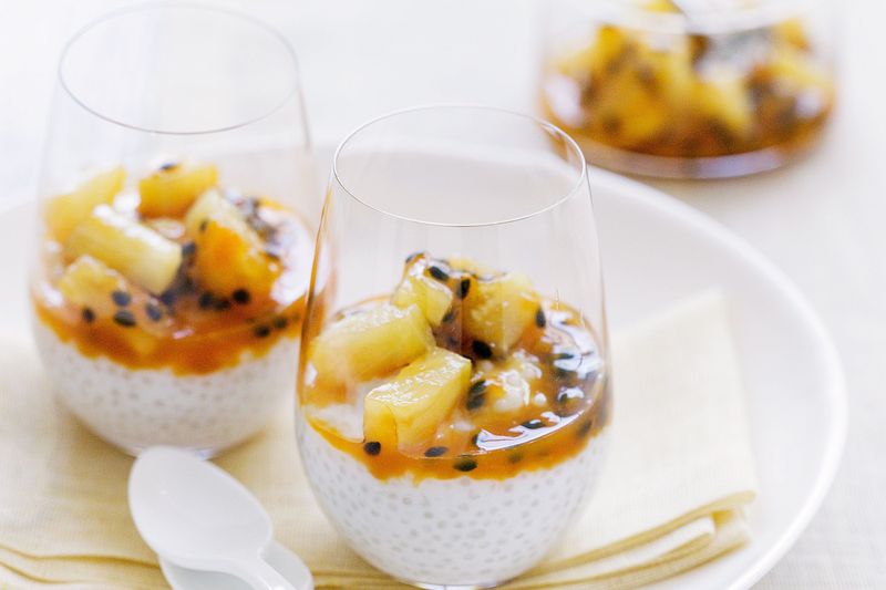 Passion Fruit Tapioca Pudding