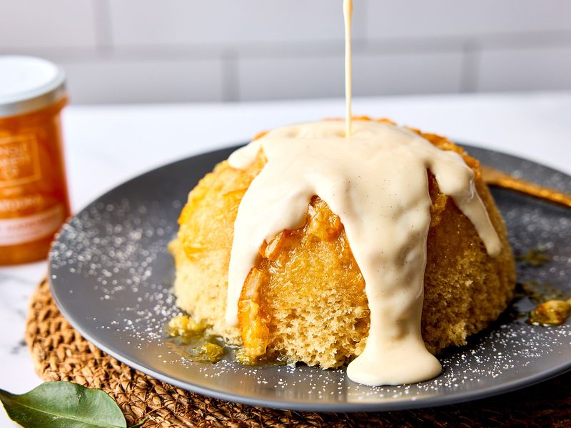 Passion Fruit Steamed Pudding