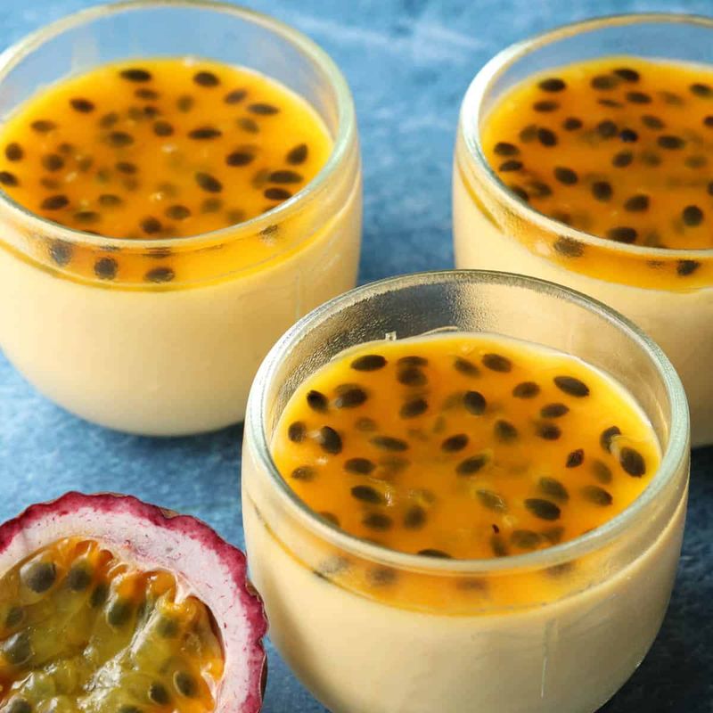Passion Fruit Mousse Cups