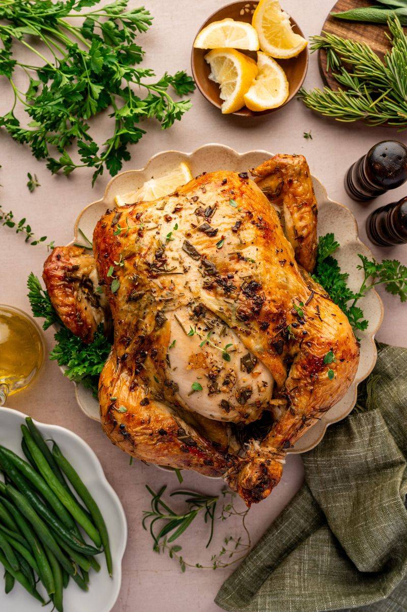 Herb-Stuffed Roasted Chicken