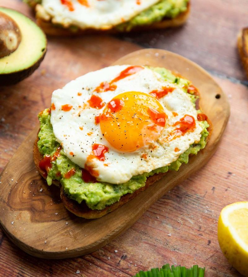 Avocado Toast with a Fried Egg