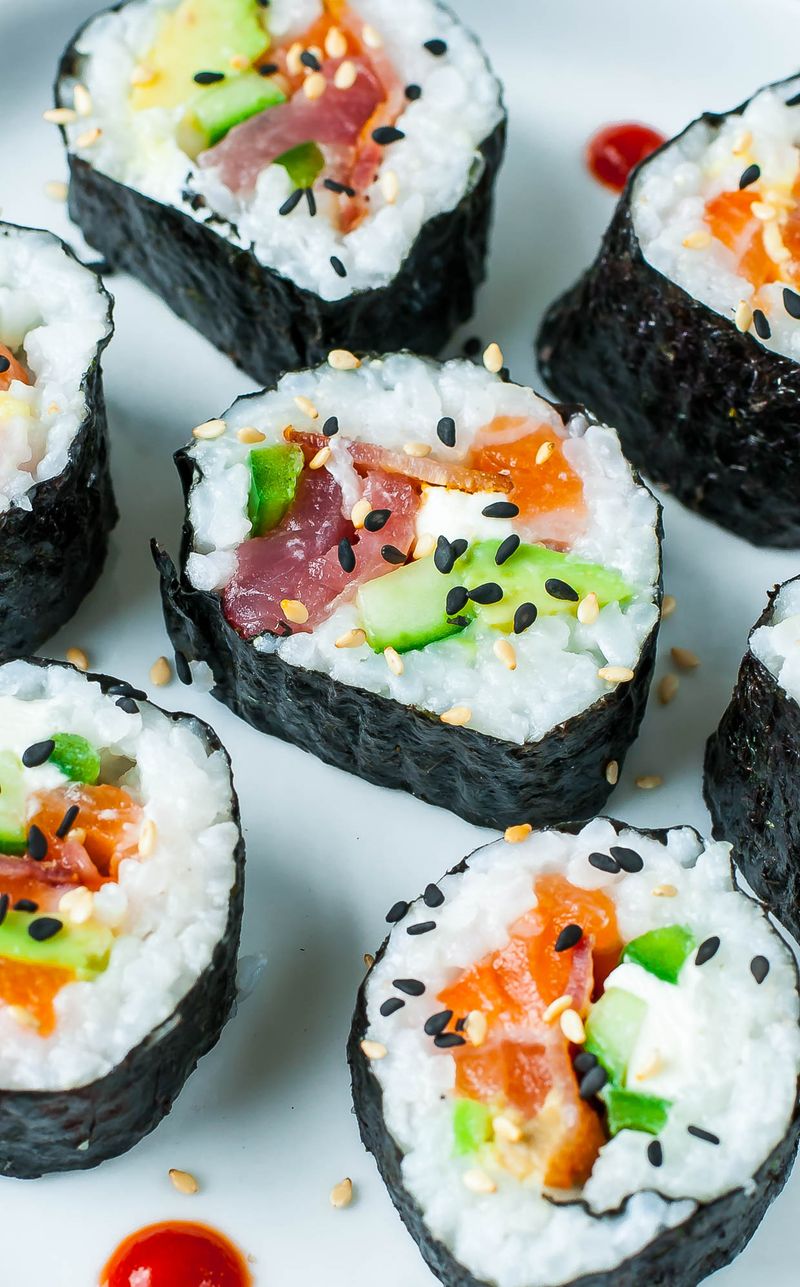 Homemade Sushi Rolls