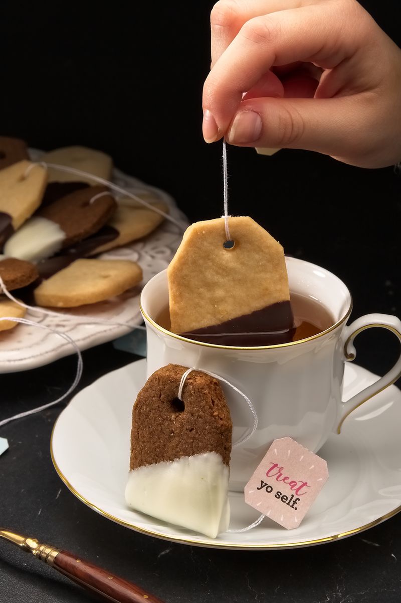Earl Grey Tea Cookies Dunking Night