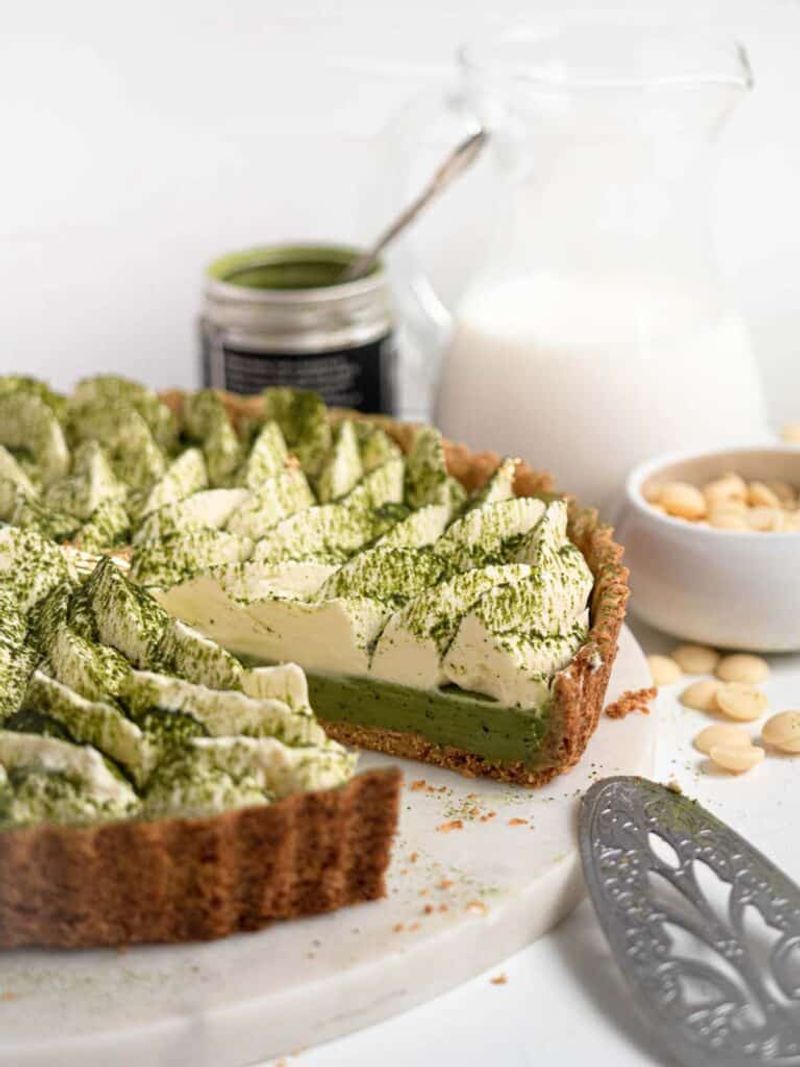 Matcha White Chocolate Tart