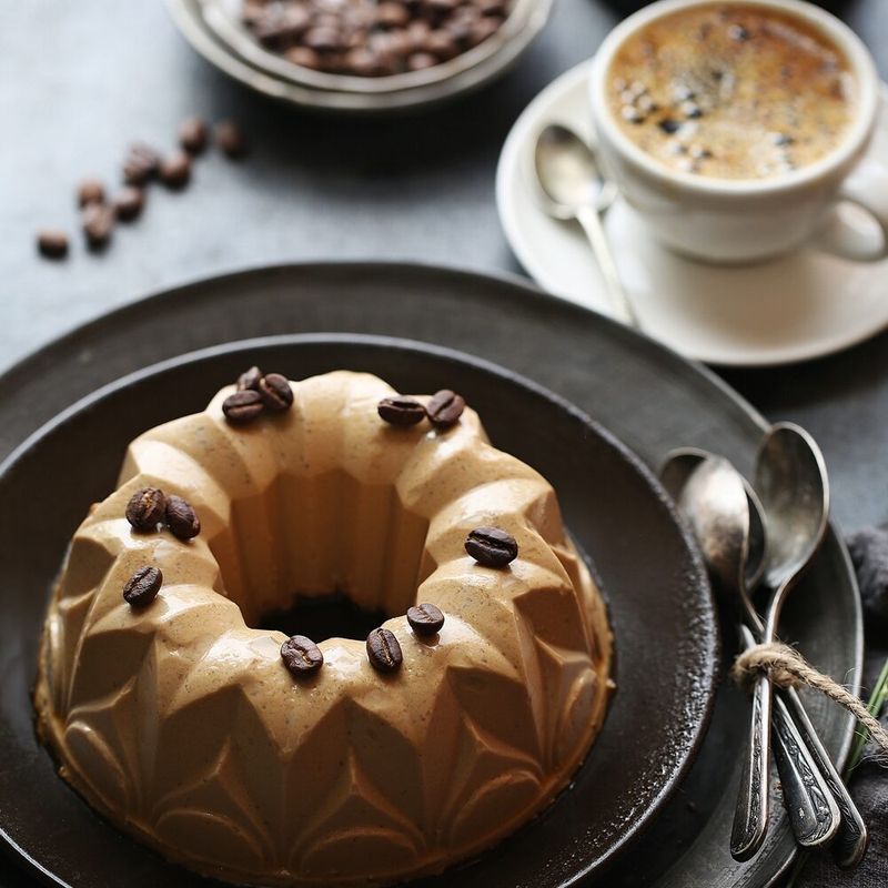 Espresso Almond Pudding