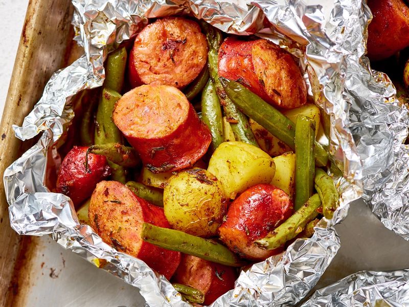 Potatoes and Sausage