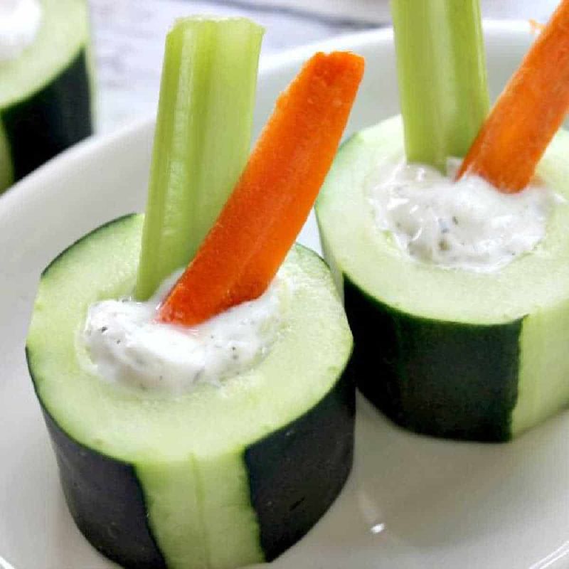 Cucumber Cream Cheese Rounds