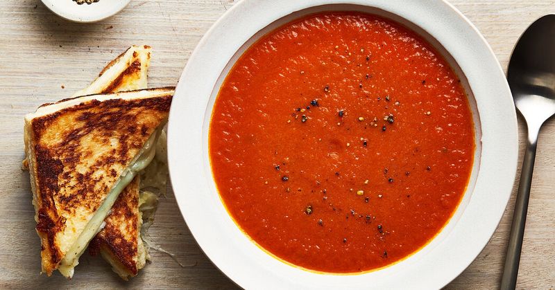 Canned Soup with Crusty Bread