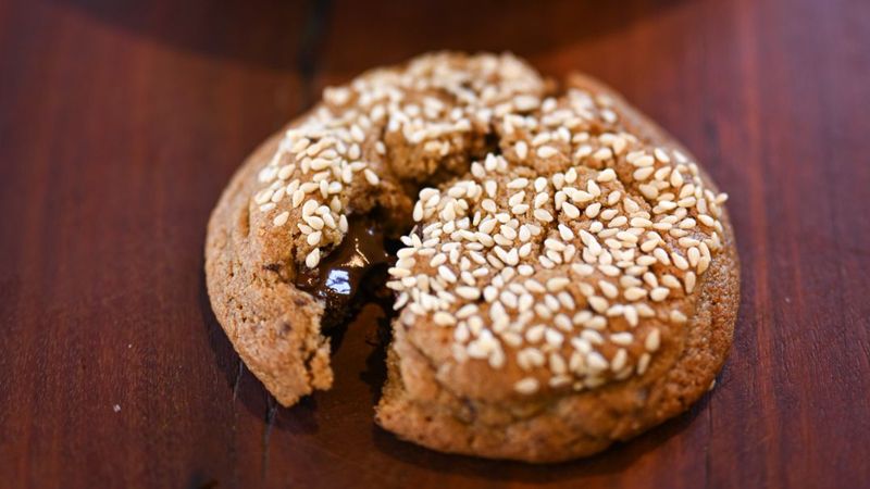 Tahini and Dark Chocolate Biscuit
