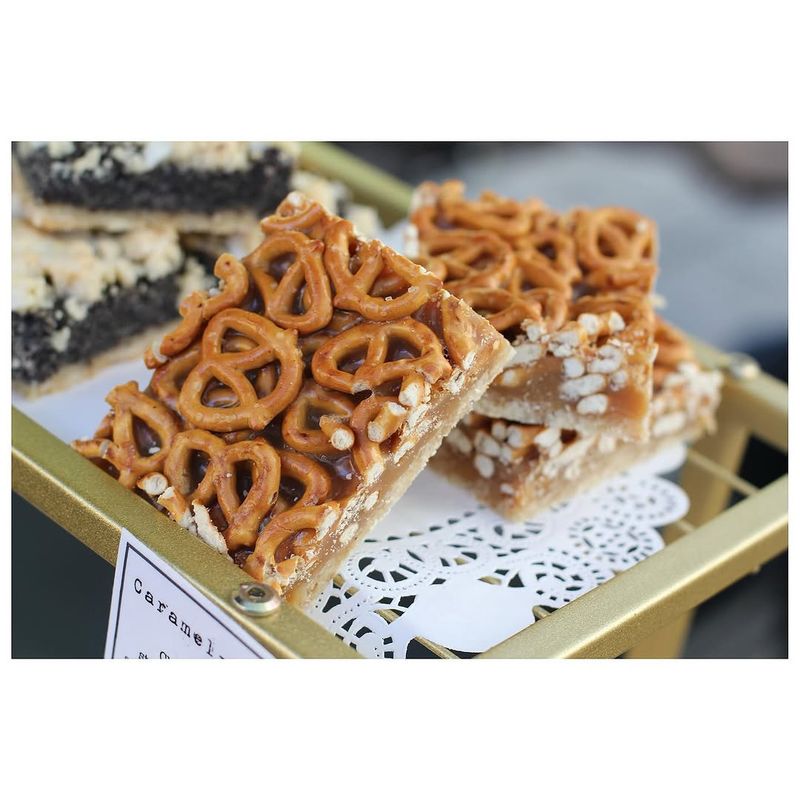Miso Caramel Pretzels
