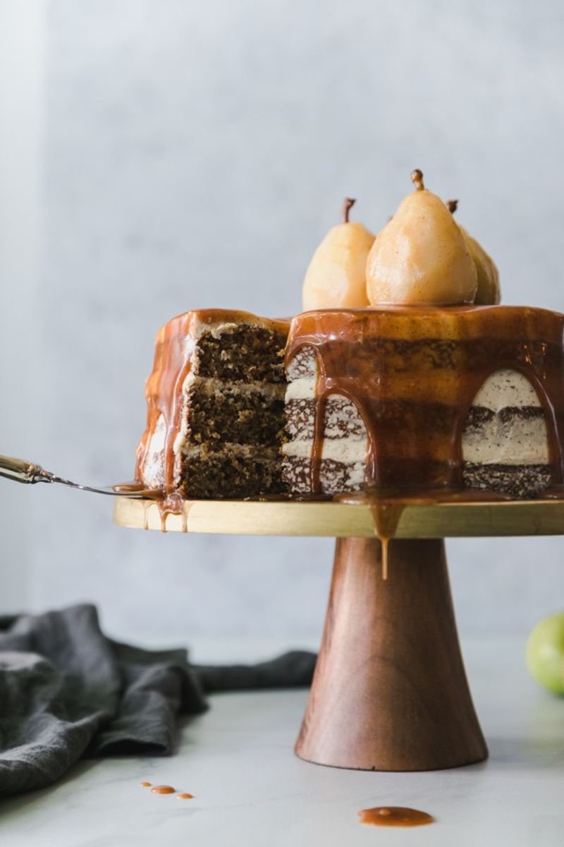 Spiced Pear Cake