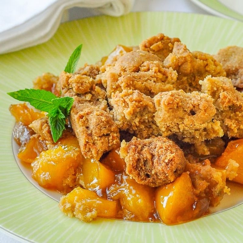 Mango Coconut Crumble