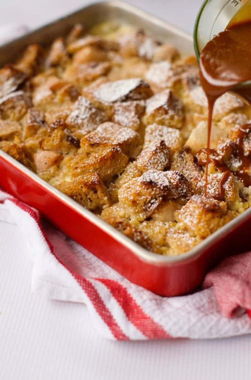 Pear Bread Pudding